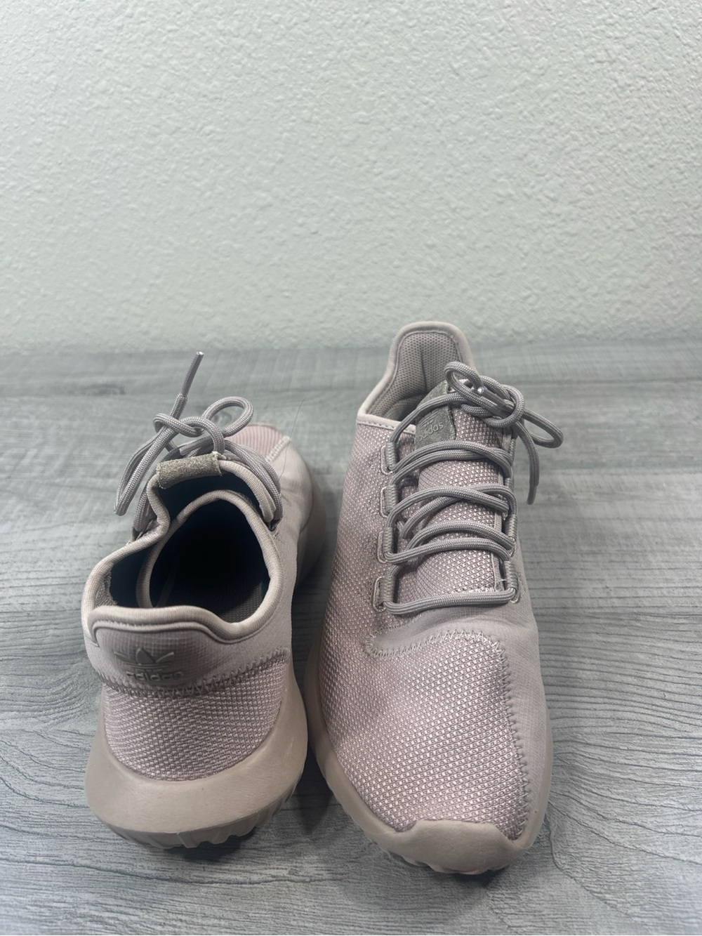Adidas Tubular Shadow Women’s Sneakers Taupe Pink Casual Athletic Shoes Size 6.5 - Picture 7 of 10